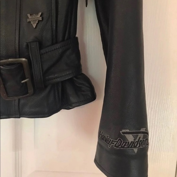 Harley Davidson Leather Womens Jacket - Picture 5 of 11